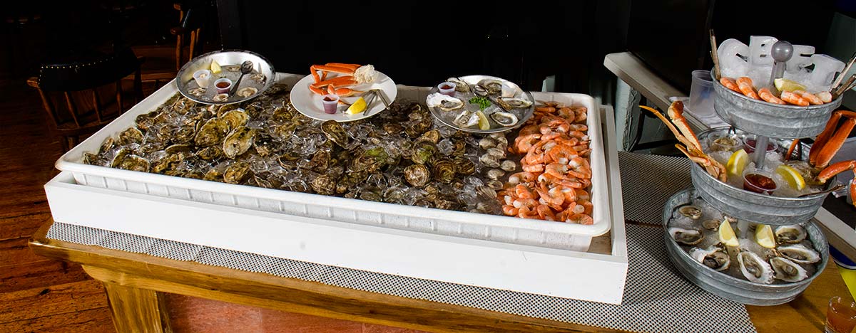 Photo of the Raw Bar which we have every Friday and Saturday